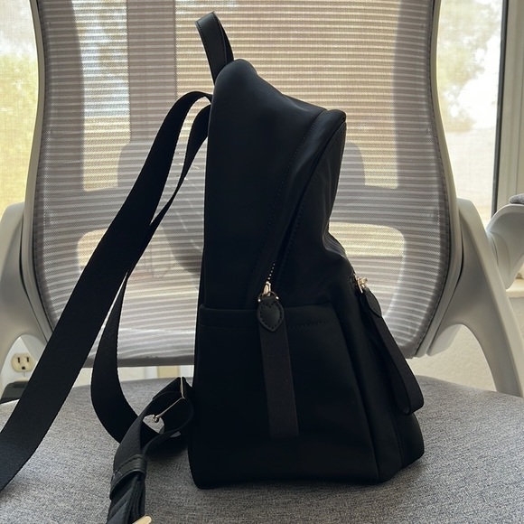 NEW! NWOT Kate Spade Chelsea Nylon Medium Backpack Bag Color: Black - Picture 5 of 10